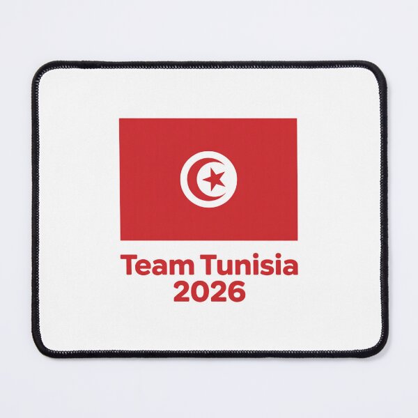 Item preview, Team Tunisia 2026 Fan Flag T-Shirt V18 designed and sold by DBWStudios.