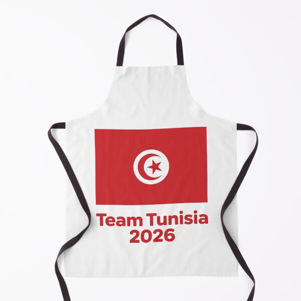 Item preview, Team Tunisia 2026 Fan Flag T-Shirt V18 designed and sold by DBWStudios.