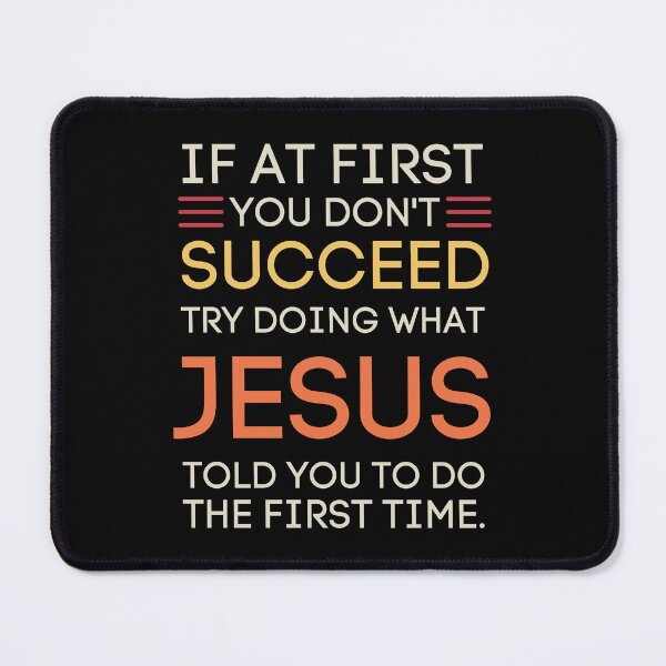 Item preview, Christian Jesus Faith Motivational Quote designed and sold by StuckOnTees.