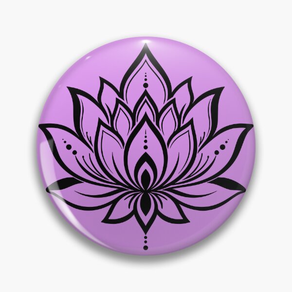 Item preview, Lotus Flower Tattoo Mandala Spiritual Yoga Design designed and sold by NeerPrema.