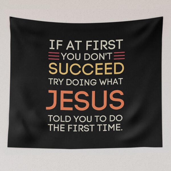 Item preview, Christian Jesus Faith Motivational Quote designed and sold by StuckOnTees.