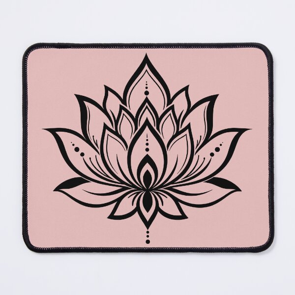 Item preview, Lotus Flower Tattoo Mandala Spiritual Yoga Design designed and sold by NeerPrema.