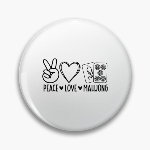 Item preview, Peace Love Mahjong designed and sold by designclub.