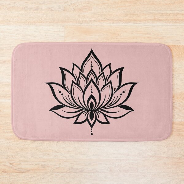 Item preview, Lotus Flower Tattoo Mandala Spiritual Yoga Design designed and sold by NeerPrema.