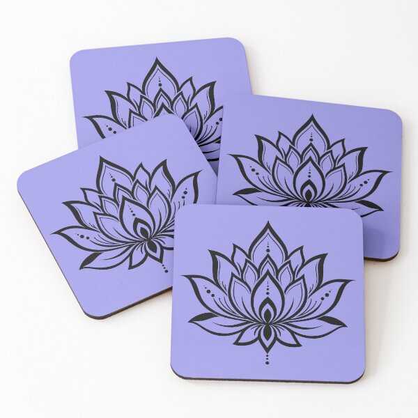 Item preview, Lotus Flower Tattoo Mandala Spiritual Yoga Design designed and sold by NeerPrema.