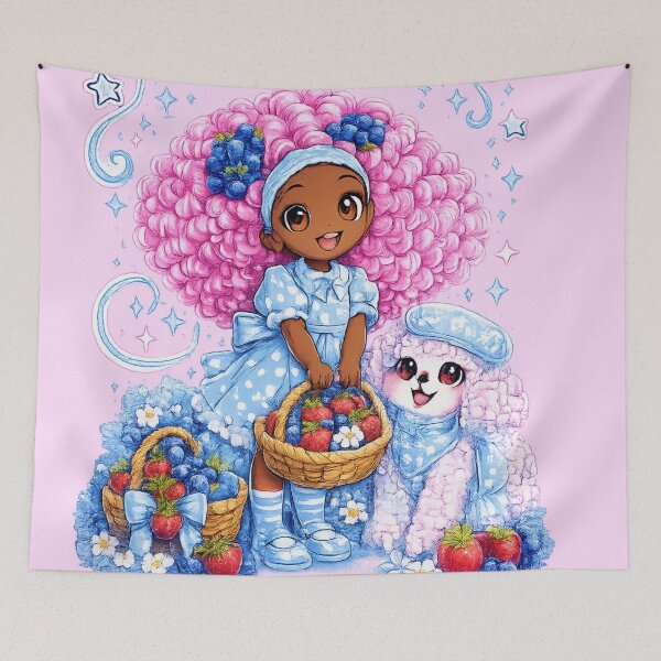 Item preview, StarBerry and MooMoo in the Berry Field  designed and sold by Creative Expressions Art.