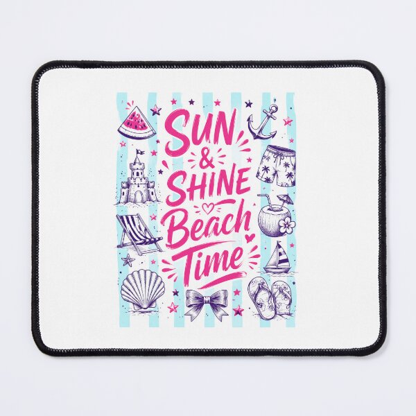 Item preview, Sun & Shine Beach Time Summer Vacation Holiday designed and sold by FormalDehyena.