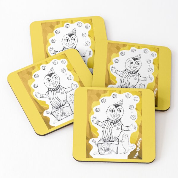 Item preview, Pop Up Pierrot and Cat (Ink Drawing by ACCI) designed and sold by VanyssaGraphics.
