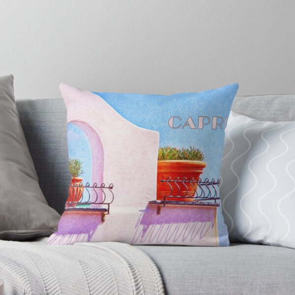 Item preview, Capri Italy Mediterranean Coastal Architecture Art designed and sold by daphsam.