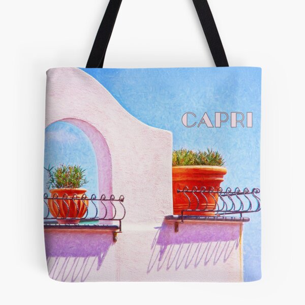 Item preview, Capri Italy Mediterranean Coastal Architecture Art designed and sold by daphsam.