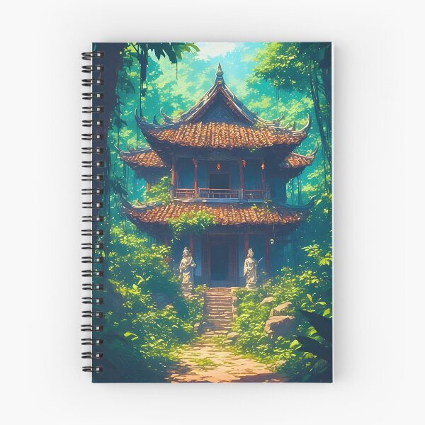 Item preview, Sunlit Thai House in Lush Jungle designed and sold by ZenGrooves.