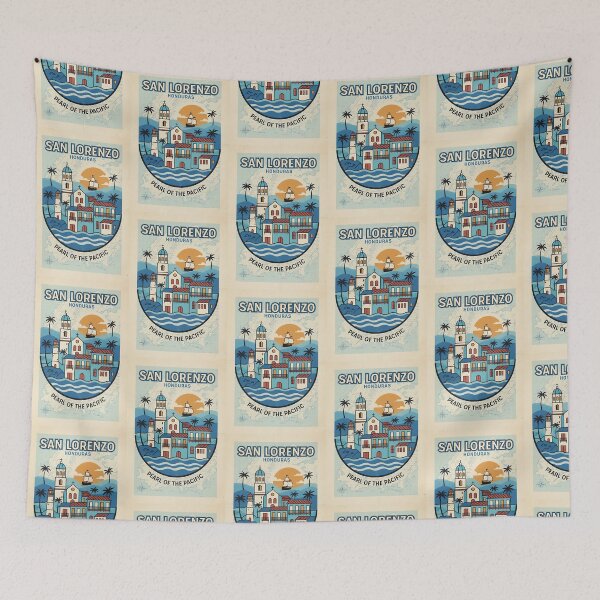 Item preview, San Lorenzo Honduras 1950s Vintage Travel Tourism designed and sold by TravelersGems.
