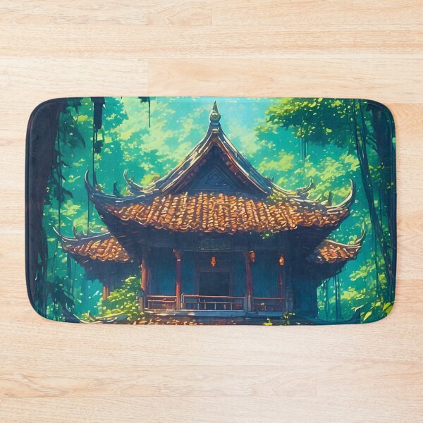 Item preview, Sunlit Thai House in Lush Jungle designed and sold by ZenGrooves.