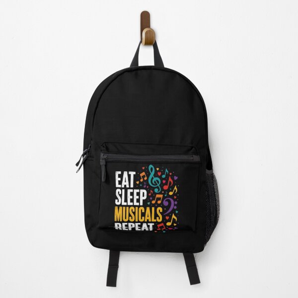 Item preview, Eat Sleep Musicals Repeat Musical Theater Lover Performance Fan designed and sold by FormalDehyena.