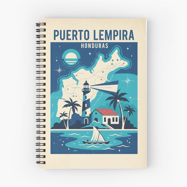 Item preview, Puerto Lempira Honduras 1950s Vintage Travel Tourism designed and sold by TravelersGems.