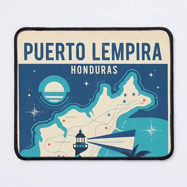 Item preview, Puerto Lempira Honduras 1950s Vintage Travel Tourism designed and sold by TravelersGems.