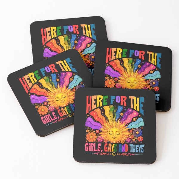 Item preview, LGBT Pride Month Gay Ally Here For The Girls Gays And Theys designed and sold by elongatedjazz.