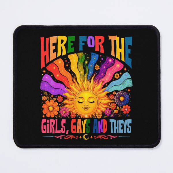 Item preview, LGBT Pride Month Gay Ally Here For The Girls Gays And Theys designed and sold by elongatedjazz.