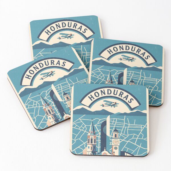 Item preview, City of Flowers Honduras 1950s Vintage Travel Tourism designed and sold by TravelersGems.