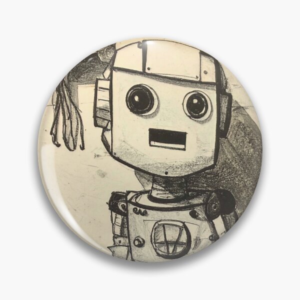 Item preview, Child’s Robot Sketch #1 designed and sold by DroneWorks Creative.