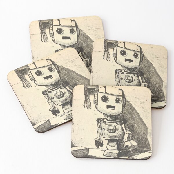 Item preview, Child’s Robot Sketch #1 designed and sold by DroneWorks Creative.