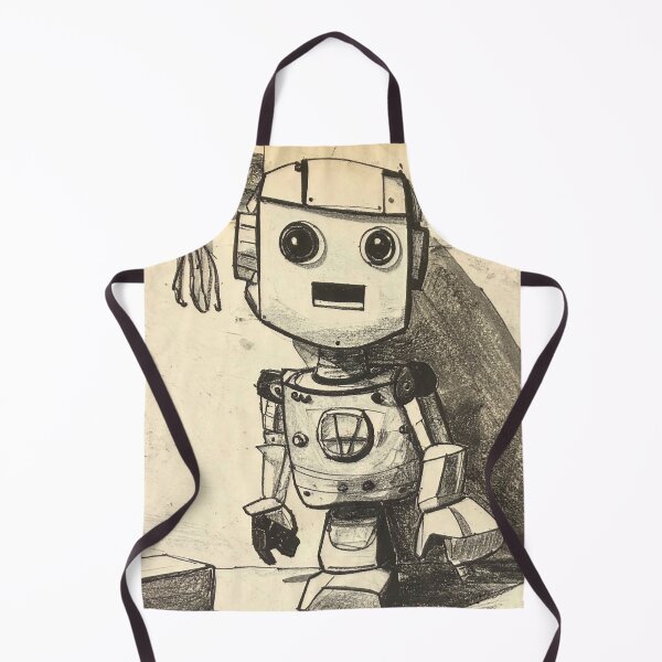 Item preview, Child’s Robot Sketch #1 designed and sold by DroneWorks Creative.