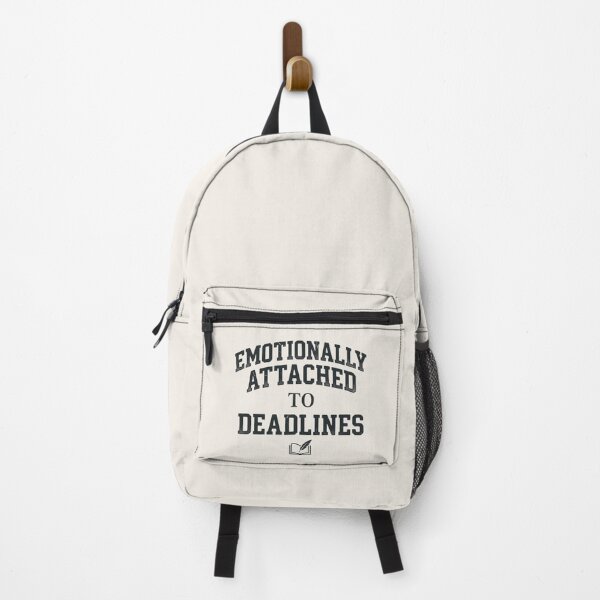 Item preview, Emotionally Attached to Deadlines Funny Student designed and sold by Amr Darwish Graphic designer.