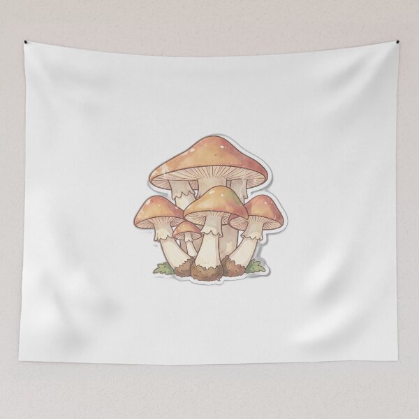 Item preview, Cute Magical Mushroom Sticker | Whimsical Cottagecore Fantasy Art  Alternative Titles designed and sold by Hari Arts.