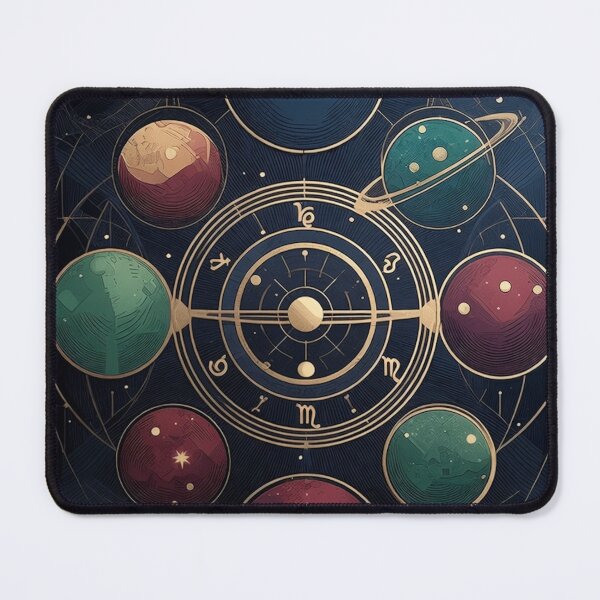 Item preview, Dark Celestial Planets and Rings Design designed and sold by IntelliMindDesigns.