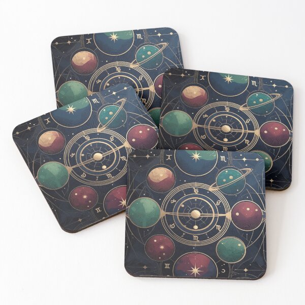 Item preview,  Dark Celestial Planets and Rings Design designed and sold by IntelliMindDesigns.