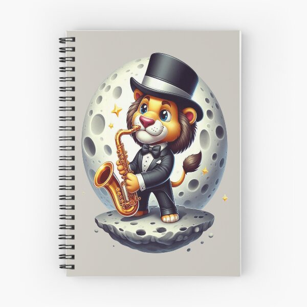Item preview, Celestial Lion with Saxophone - World Music Day designed and sold by Art-Arcade6.