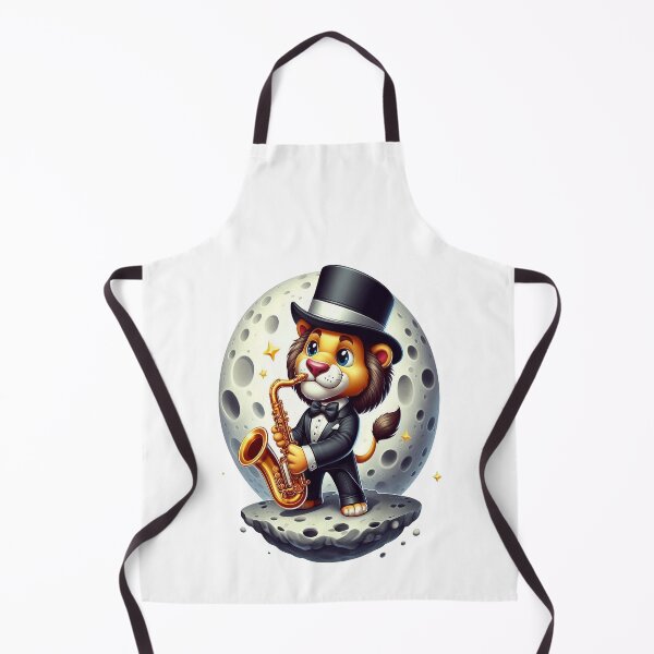 Item preview, Celestial Lion with Saxophone - World Music Day designed and sold by Art-Arcade6.