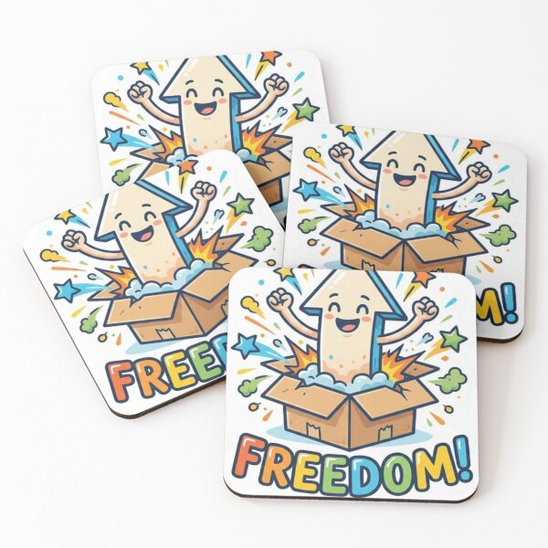 Item preview, ? Break Free! The "Freedom Arrow" Exploding Box Sticker designed and sold by Ulikedigital14.
