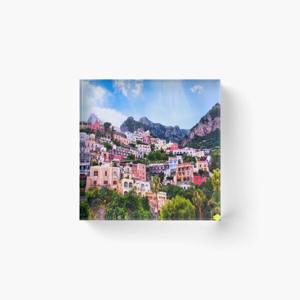 Item preview, Colorful Positano Hillside Village, Amalfi Coast Italy designed and sold by daphsam.