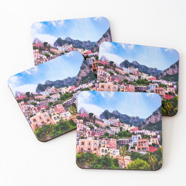 Item preview, Colorful Positano Hillside Village, Amalfi Coast Italy designed and sold by daphsam.