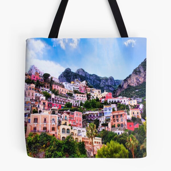 Item preview, Colorful Positano Hillside Village, Amalfi Coast Italy designed and sold by daphsam.