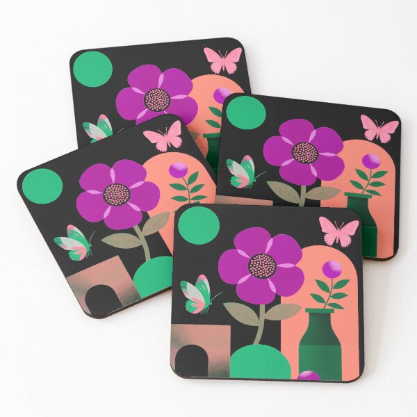 Item preview, Bold Botanical Flower & Butterfly Art designed and sold by joycrysstudio.