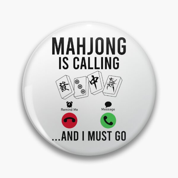 Item preview, Mahjong Is calling and I Must Go designed and sold by designclub.