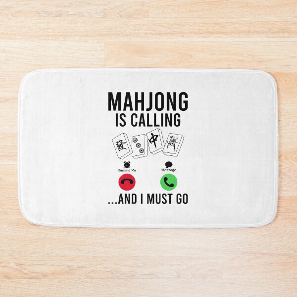 Item preview, Mahjong Is calling and I Must Go designed and sold by designclub.