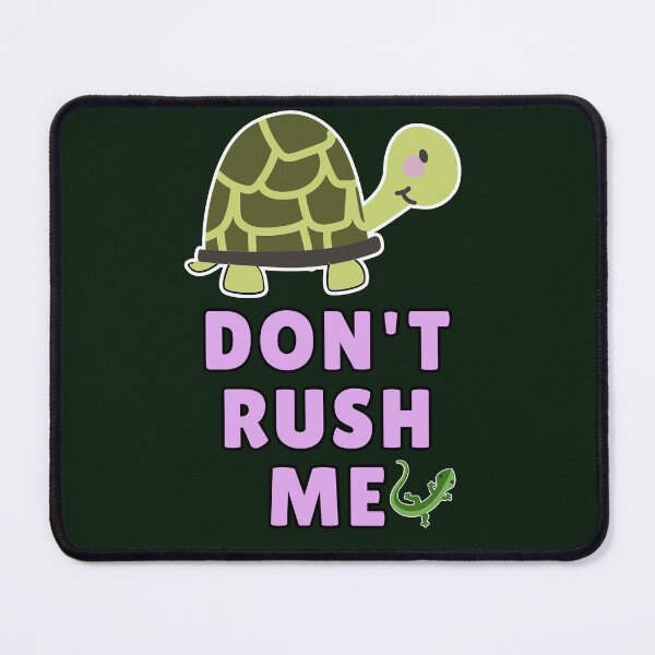 Item preview, Don't Rush Me Cute Cartoon Turtle Slow Snail and Caterpillar Friends designed and sold by SoftAuraStudi0.