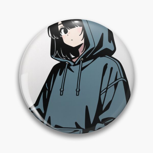 Item preview, Fashion - Man in Blue Hoodie Hood Up Streetwear Anime Variant 2 designed and sold by AnimeShin.