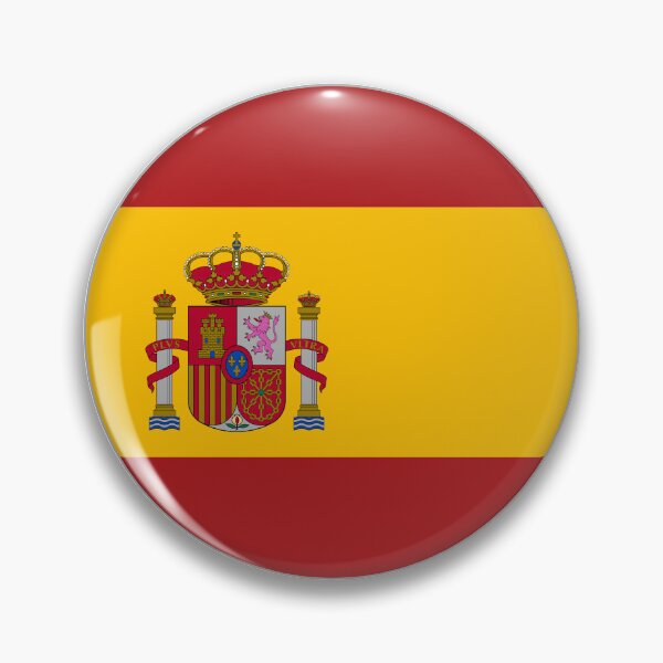 Item preview, Round Spain Flag Icon | Circular Spanish Flag Button Element designed and sold by NTGUILTY.