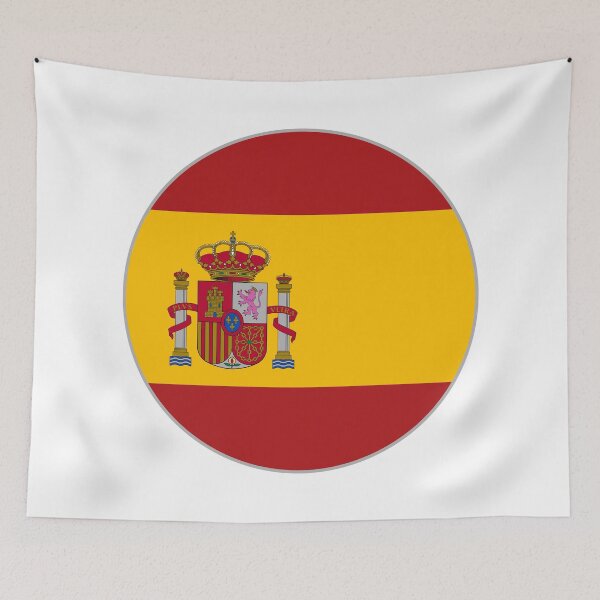 Item preview, Round Spain Flag Icon | Circular Spanish Flag Button Element designed and sold by NTGUILTY.