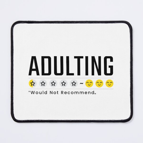 Item preview, Adulting Emoji Review - Funny Sarcastic Quote designed and sold by sam0471.