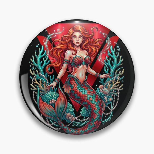 Item preview, Scarlet Mermaid  designed and sold by nauTeetude.