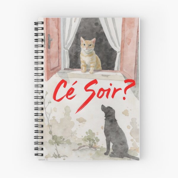 Item preview, Cat And Dog Print designed and sold by Lichentroupe63.