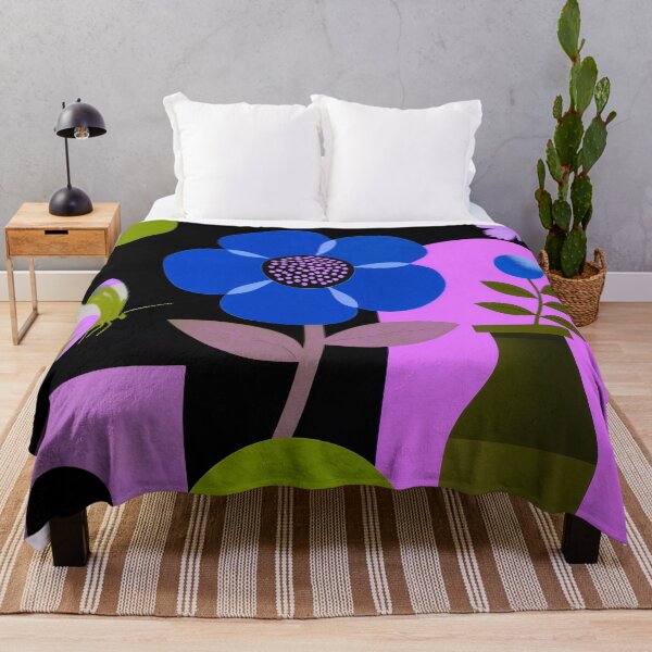Item preview, Modern Botanical Flower & Butterfly Art designed and sold by joycrysstudio.
