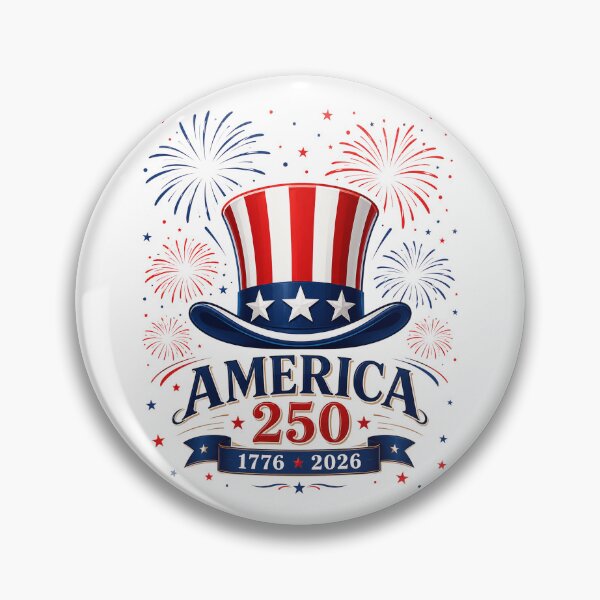 Item preview, America 250 Patriotic Uncle Sam Hat 1776 2026 Design designed and sold by elongatedjazz.