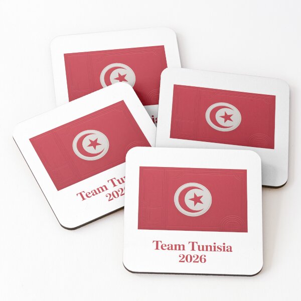 Item preview, Team Tunisia 2026 Fan Flag T-Shirt V20 designed and sold by DBWStudios.