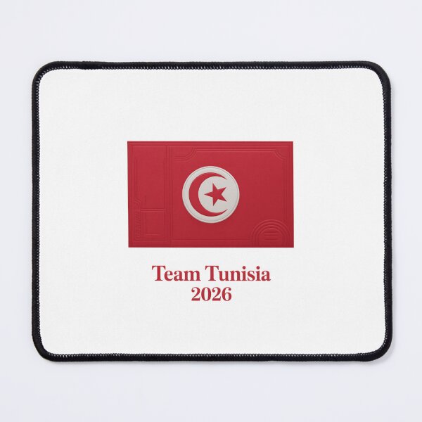 Item preview, Team Tunisia 2026 Fan Flag T-Shirt V20 designed and sold by DBWStudios.